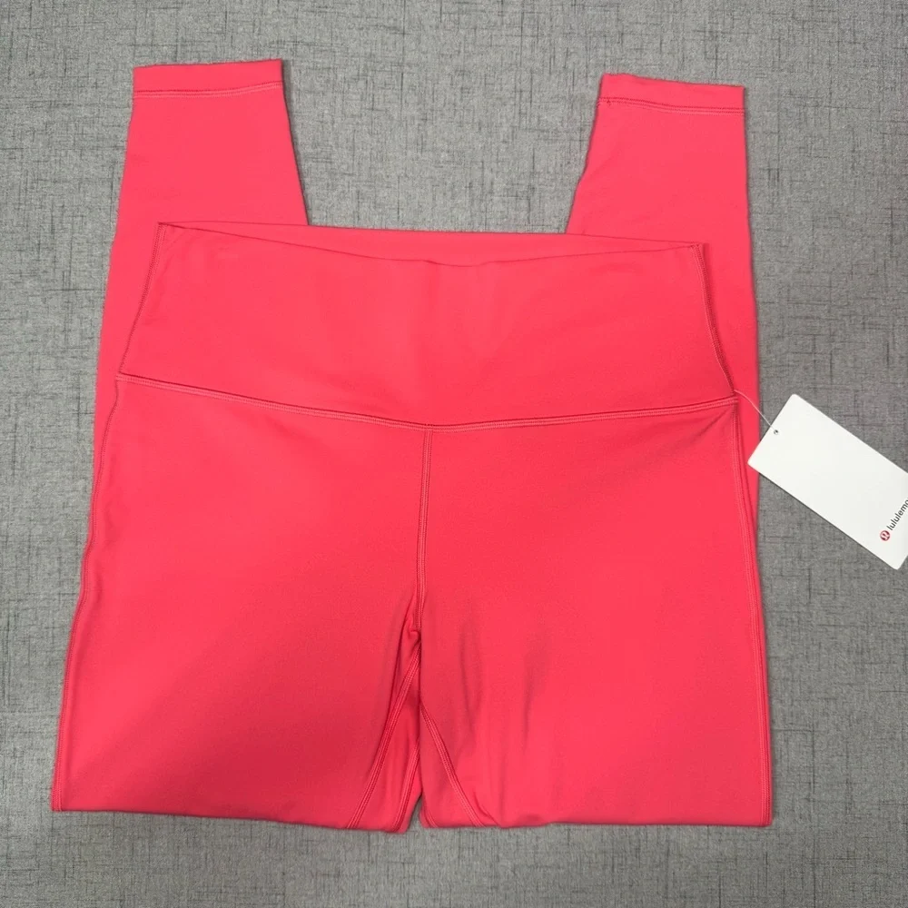 Lululemon Align High Rise Pant Leggings 28” Glazed Pink Size 14 NWT